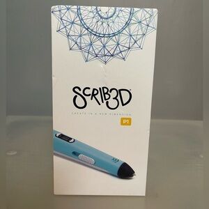 SCRIB3D P1 3D Printing Pen with Display Includes 3D Pen 3 Starter Colors Charger
